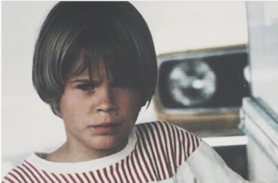 Rob Lowe as a child