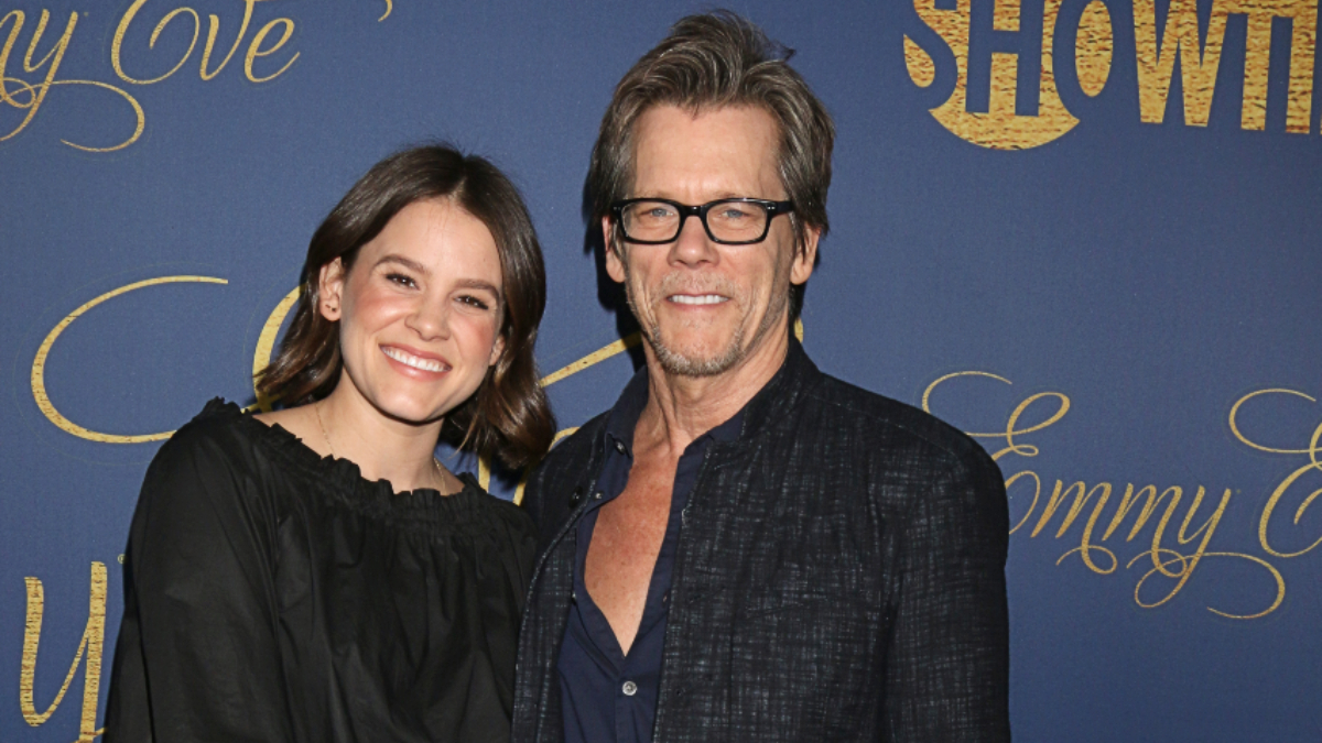 (Kathy Hutchins/Shutterstock.com) Sosie and Kevin Bacon smiling at the Showtime Emmy Eve Nominee Party