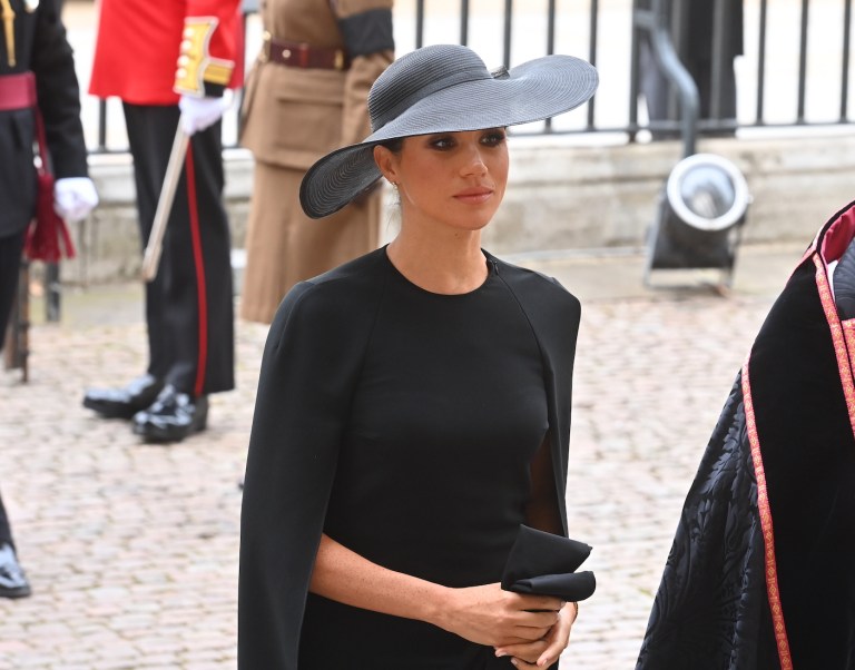 Meghan Markle's Funeral Dress Is A Throwback Tribute To Queen Elizabeth