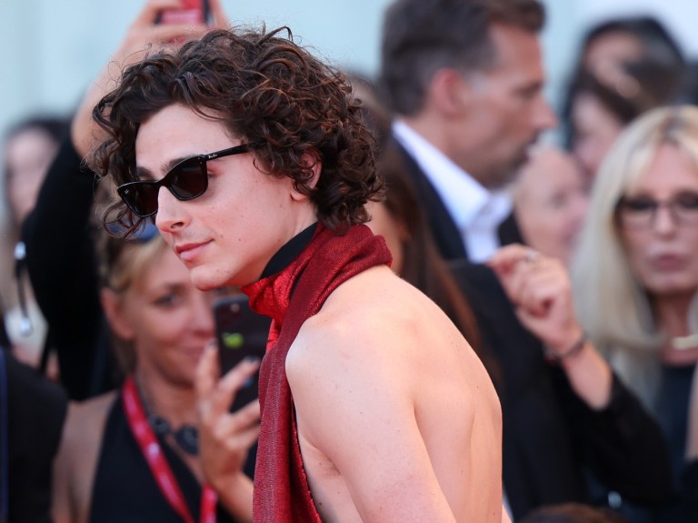 Timothée Chalamet's Red Jumpsuit Is His Boldest Fashion Statement Yet