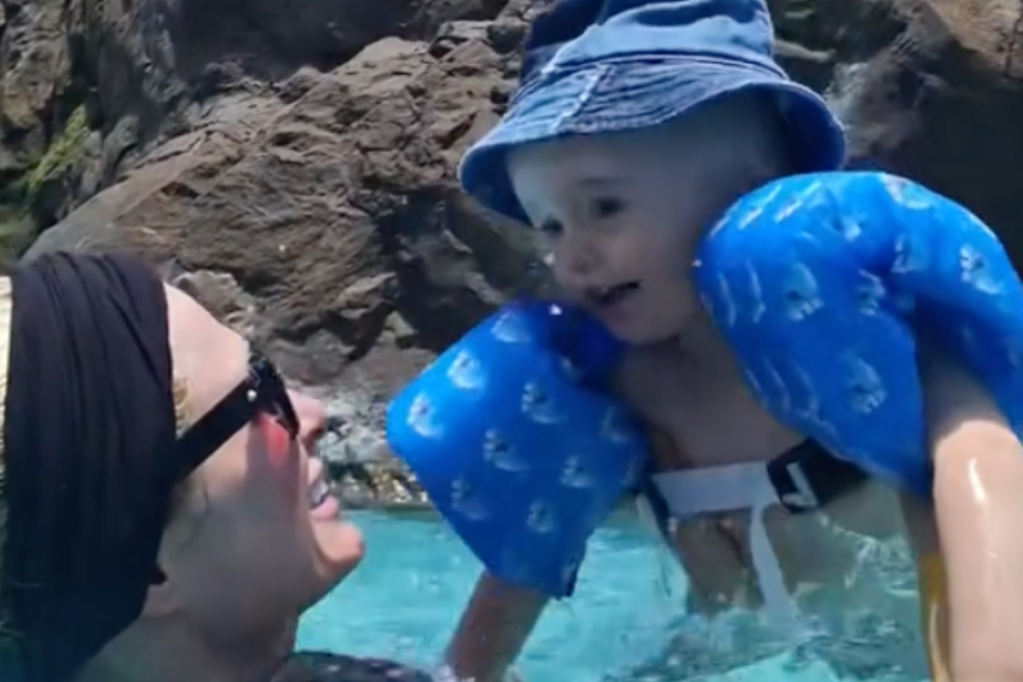 paris-hilton-swims-with-son-phoenix-in-adorable-video-reliving-my-childhood