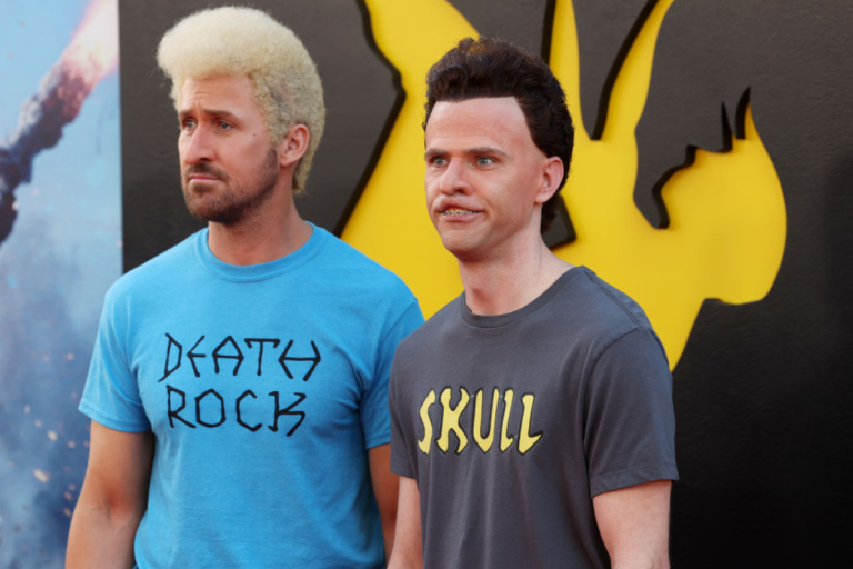 Ryan Gosling, Mikey Day Reunite as Beavis and Butt-Head on Red Carpet