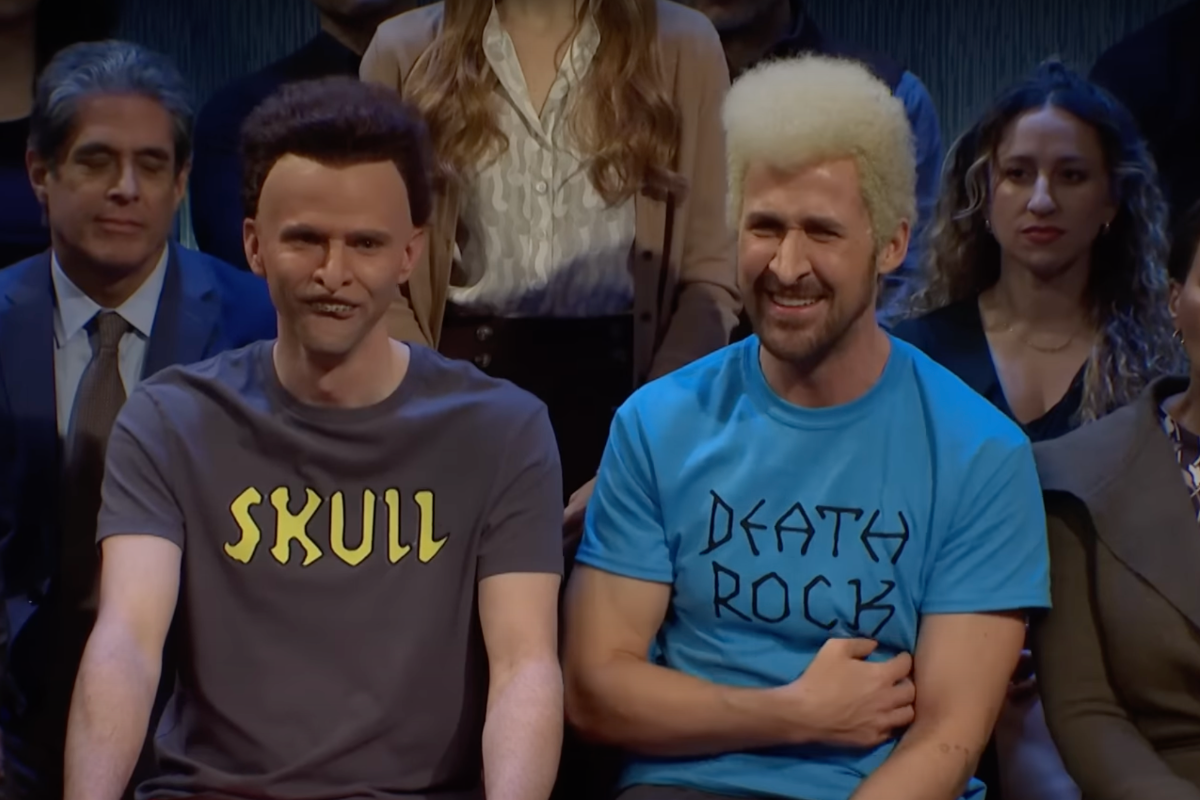 Ryan Gosling, Mikey Day Reunite as Beavis and Butt-Head on Red Carpet