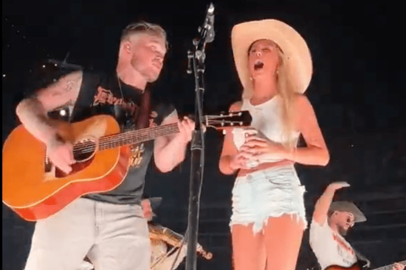 'Hawk Tuah Girl' Performs Onstage With Zach Bryan in Nashville