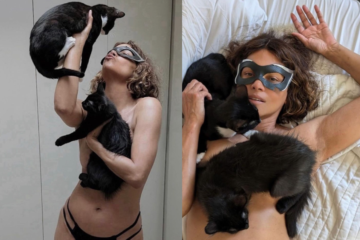 halle-berry-poses-topless-with-her-cats-to-celebrate-catwoman-turning-20