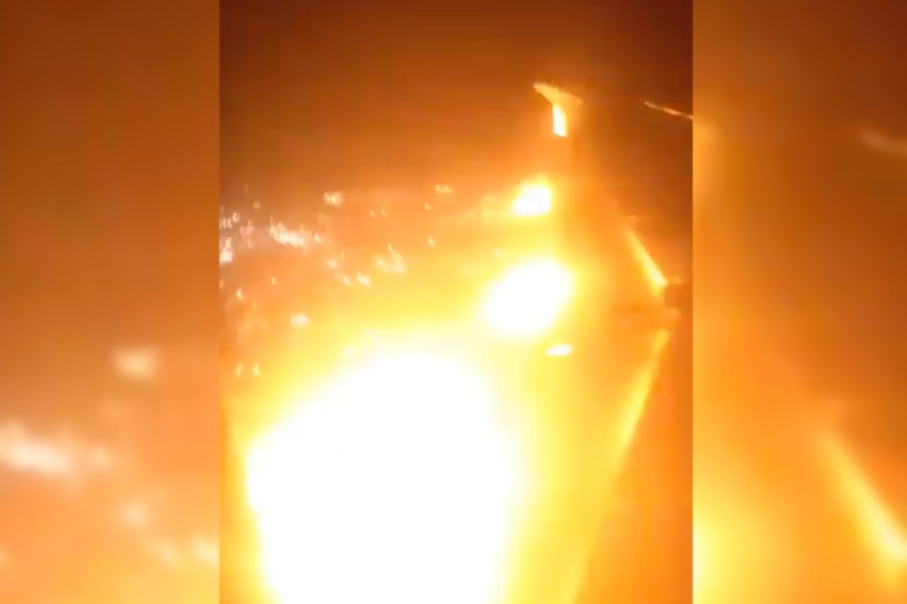 flight-forced-to-make-emergency-landing-after-engine-fails-bursts-into-flames-in-shocking-video