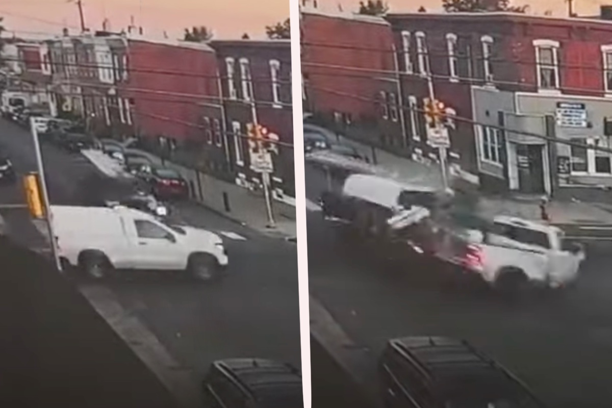 Driver in Critical Condition, 4 Teens on the Run After Truck Crash in Horrifying Video