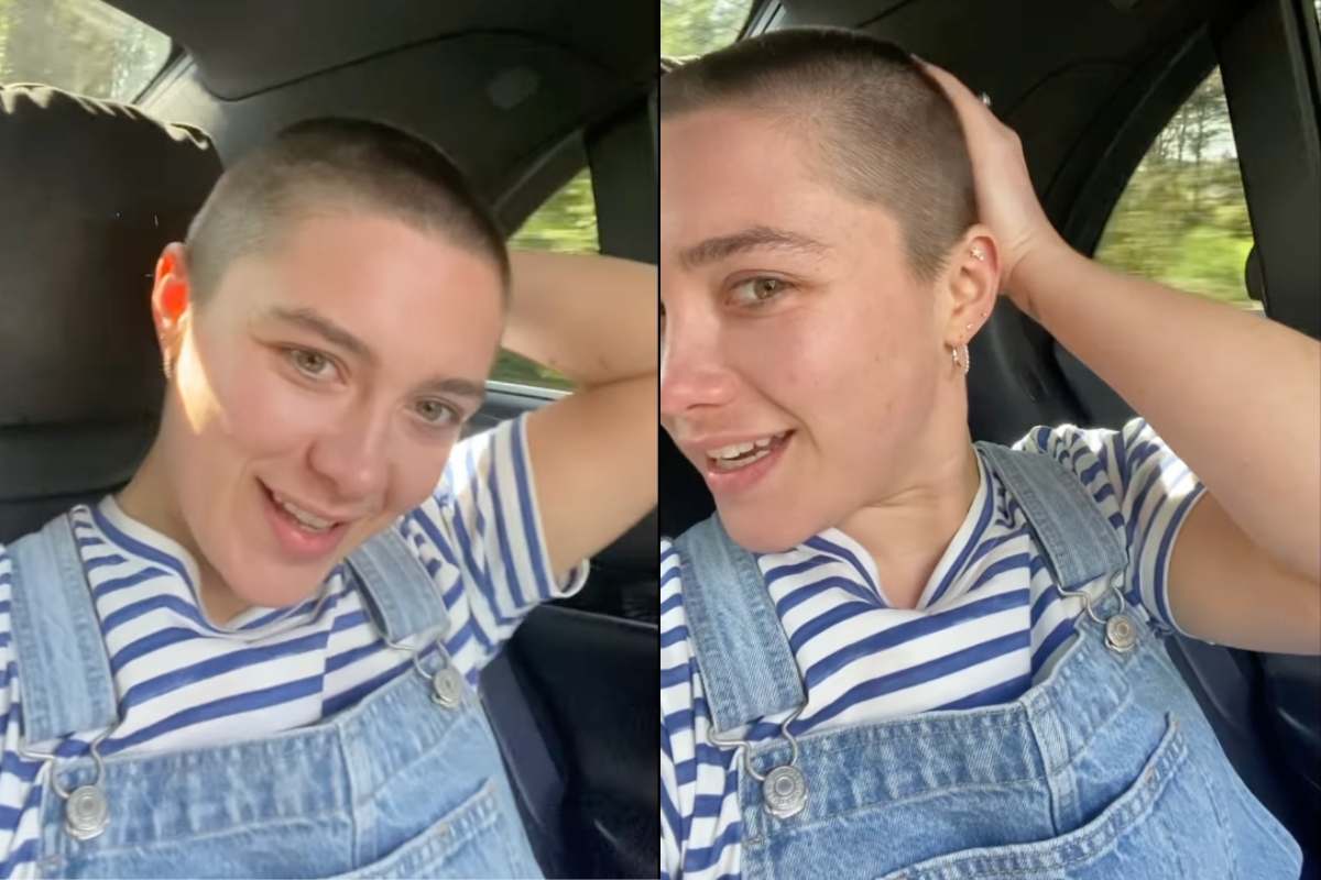 Florence Pugh Shocks Fans With Shaved Head in New Video