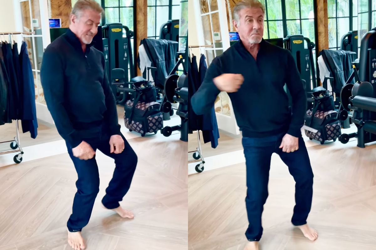 Sylvester Stallone Goes Viral After ‘Catching a Vibe,’ Dancing Barefoot in New Video