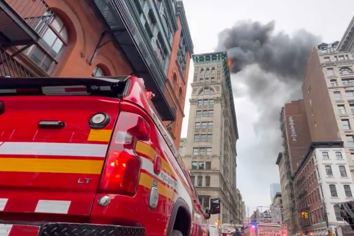 Massive NYC Fire Nearly Destroys Historic 19th-Century Building: See Video