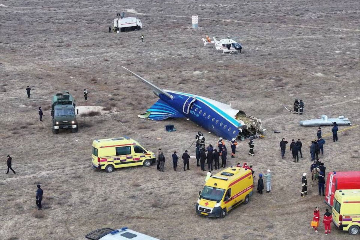 38 Dead in Shocking Christmas Day Plane Crash Caught on Video