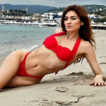 actress-blanca-blanco-sizzles-in-barely-there-red-swimsuit