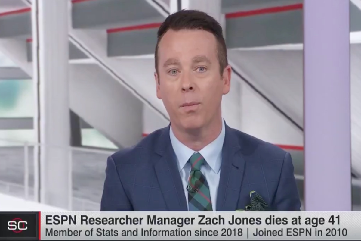 ESPN Staffer Zach Jones Dead at 41, Cause of Death Revealed