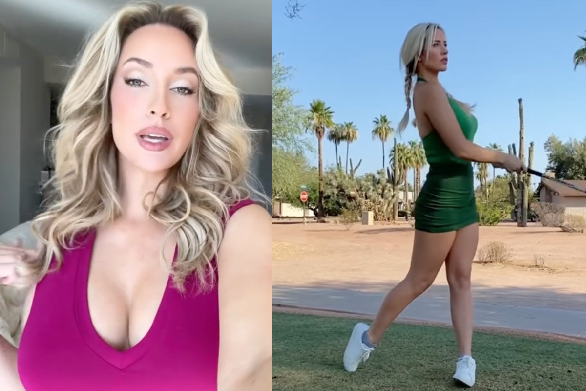 Paige Spiranac Takes Big Swing, Then Reveals Secret Part of Her Videos You Never See